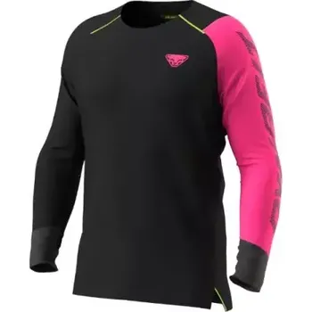 Pánské tričko Dynafit DNA pánské triko dlouhý rukáv Pink Glo vel. M