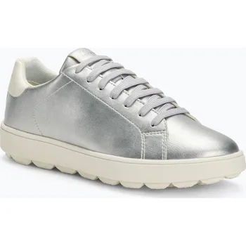 Dámské tenisky Dámské boty Geox Spherica Ecub-1 silver/optic white