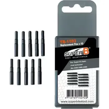 Cyklo nářadí Super B TB-1103 sada náhradních pinů pro nýtovače 3350 a 339
