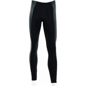 Pánské kalhoty Crussis pánské elastické kalhoty černá/žlutá vel. 3XL