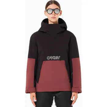 Dámská snowboardová bunda Oakley WMNS TNP TBT Isulated Anorak blakout/grenache
