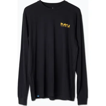 Pánské tričko Pánské tričko longsleeve KAVU Free Time black