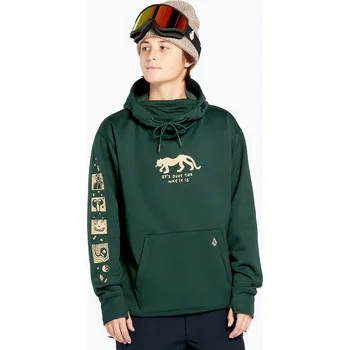 Dámská mikina Dámská snowboardová mikina Volcom Riding Hydro P/O scarab