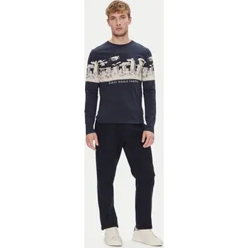 Pánská košile Guess S dlouhým rukávem Skyline M3YI13 I3Z13 Tmavomodrá Slim Fit S