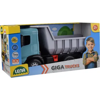 autíčko Auto GIGA TRUCKS Sklápěč Arocs tyrkys