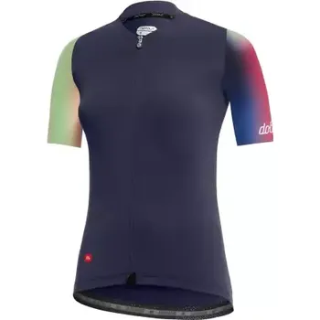 cyklistický dres Dotout Flash dámský dres krátký rukáv Blue vel. S
