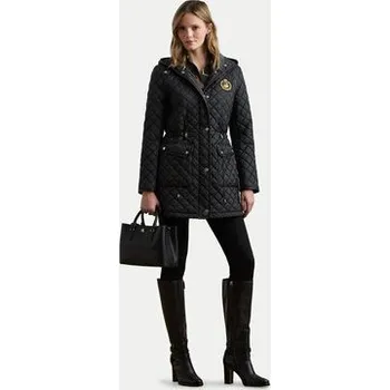 LAUREN RALPH LAUREN Bunda pro přechodné období 297979534001 Černá Straight Fit XL
