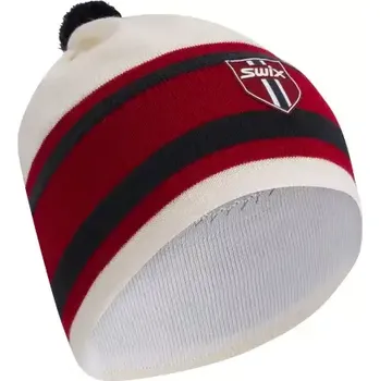 Čepice Swix Tradition light čepice Bright White/Swix Red vel. S/M