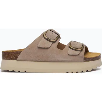 Dámské pantofle Dámské nazouváky Scholl Lucie Suede dark beige