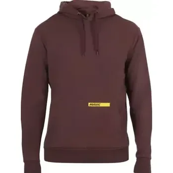 Pánská mikina Mavic Corporate pánská mikina s kapucí Aubergine vel. M