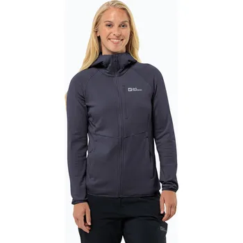 Dámská mikina Dámská fleecová mikina Jack Wolfskin Kolbenberg Hooded Fz graphite