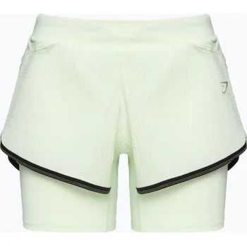 Dámské oblečení Dámské tréninkové šortky Gymshark Speed green