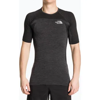 Pánské oblečení Pánské trekingové tričko The North Face Ma Lab Seamless anthracite grey/black