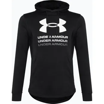 Pánská mikina Pánská mikina Under Armour Rival Terry Graphic Hood black/castlerock