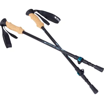 Trekingová hůl Trekové hole Zulu Cork Antishock Barva: černá/modrá