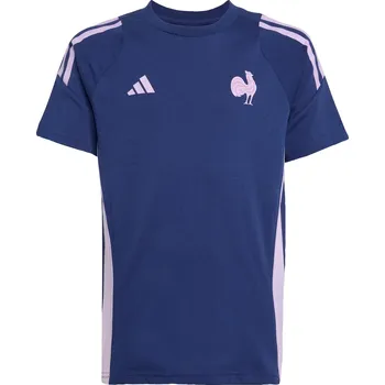 Pánské tričko ADIDAS Dětské bavlněné tričko Francie 13 LET MODRÁ