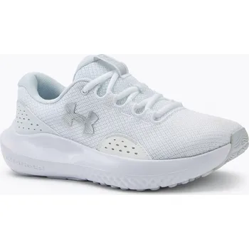 Dámská obuv Dámské běžecké boty Under Armour Charged Surge 4 white/distant gray/metallic silver