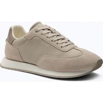 Pánské tenisky Boty Calvin Klein HM0HM01723 Low Prof Runn Laceup Cv Mix feather gray mix