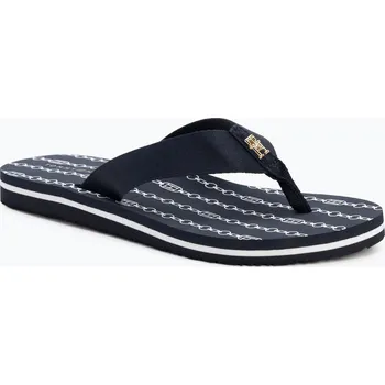 Dámské žabky Dámské žabky Tommy Hilfiger Chain Print Beach Sandal space blue