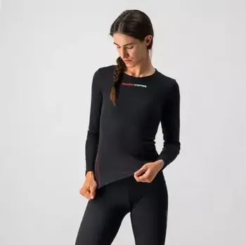 Castelli Prosecco dámské spodní triko dlouhý rukáv Black vel. M