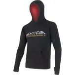 Sensor Merino Upper Mountains pánská mikina klokanka černá vel. L