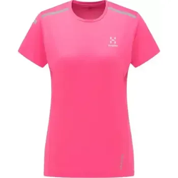 Dámské tričko Haglöfs L.I.M Tech dámské tričko krátký rukáv růžová vel. M