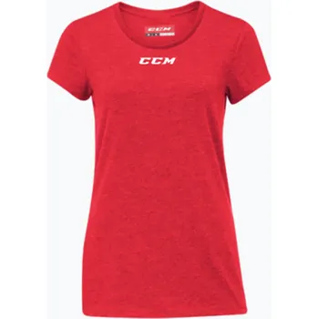 Dámské tričko Dámské tričko CCM Crew Neck SR červené