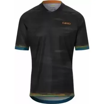 cyklistický dres Giro Roust pánský dres krátký rukáv Black Hot Lap vel. S