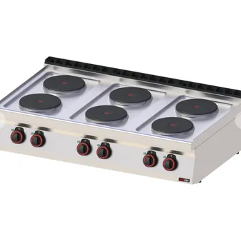 Sporák RM GASTRO Sporák elektrický SP 70/12 E BASIC 6 zón RedFox