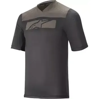 cyklistický dres Alpinestars Drop 4.0 pánský dres krátký rukáv Black/Dark Shadow vel. XL