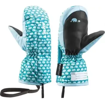 Rukavice Leki Little Elephant Zap Mitt dětské sjezdové rukavice petrol/sky vel. 3