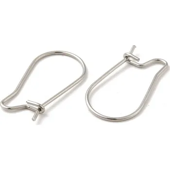 Korálek Náušnicový háček Smyčka ocel