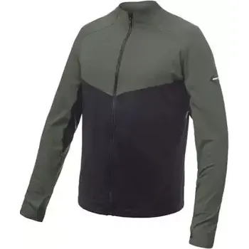 Pánská mikina Pánská mikina celozip SENSOR COOLMAX THERMO černá/olive green L