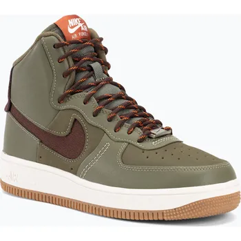 Dámské tenisky Dámské boty Nike Air Force 1 Sculpt Wild medium olive/earth phantom gum/medium brown