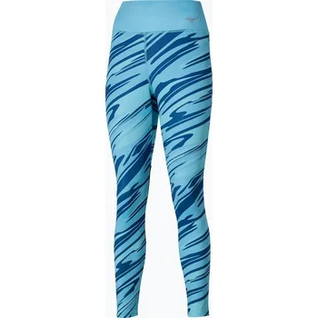 Dámské legíny Dámské běžecké legíny Mizuno 7/8 Printed maui blue