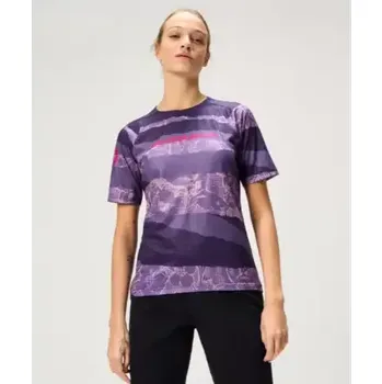 cyklistický dres Endura LTD Patchwork dámský dres krátký rukáv Bramble vel. S