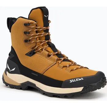 Pánská sportovní obuv Pánské trekové boty Salewa Puez Winter Mid Ptx golden brown / black