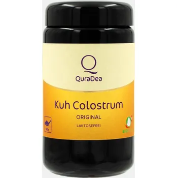 Přírodní produkt QuraDea Nepasterizované RAW BIO Kolostrum 100 g