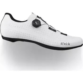 Pánská sportovní obuv Fizik Tempo Overcurve R4 Wide silniční pánské tretry White/Black vel. 42