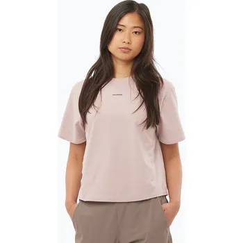 Dámské tričko Dámské tričko Salomon Trackline Tee SS etherea