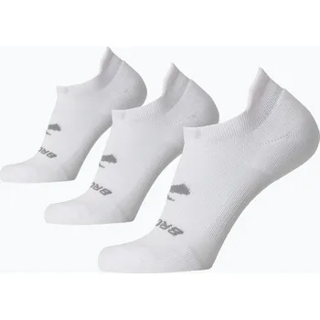 Pánské ponožky Ponožky Brooks Run-In No Show 3 pary white