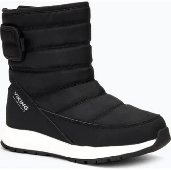 Dívčí sněhule Dětské sněhule Viking Footwear Equip Warm Waterproof 1V Pull On black