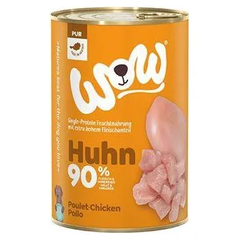 Krmivo pro psa WOW Dog konzerva PUR kuřecí monoprotein 400g