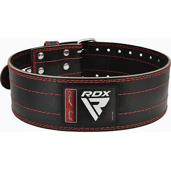 Opasek na cvičení Vzpěračský opasek RDX RD1 Weight Lifiting Power red