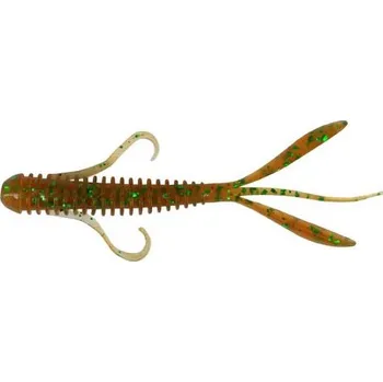 Umělá nástraha 000000089 Keitech Gumová nástraha Keitech Hog Impact 4" 10,2cm Peach Green FLK (8ks)