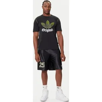 adidas T-Shirt Distressed Graphic JY2761 Černá Regular Fit M
