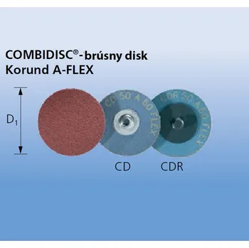 Brusný kotouč Pferd 4007220778210 | Rychloupínací disk CDR 50 A 80 FLEX