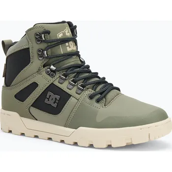 Pánská zimní obuv Pánské boty DC Pure High Top WR green / black / white