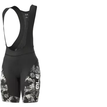 Cyklistické kalhoty Alé PR-R Las Vegas dámské cyklistické kraťasy s laclem a vložkou černá vel. S