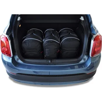Organizér do auta KJUST FIAT 500X MHEV 2022+ TAŠKY DO KUFRU 3 KS